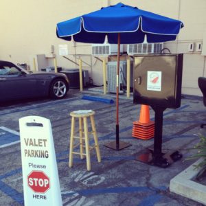 Valet Parking Companies in Los Angeles, CA: Usually, our parking attendant services will be set up like so...