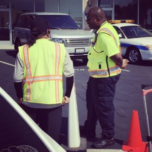 We offer professional crossing guard services..