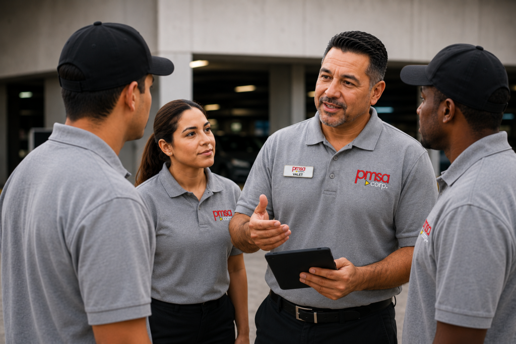 PMSA Corp. valet and parking attendants